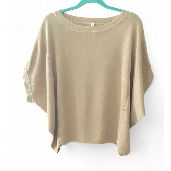 WISH LIST Women"s Soft Overseas Tan Top M-L Excellent Condition Comfortable - Picture 2 of 6